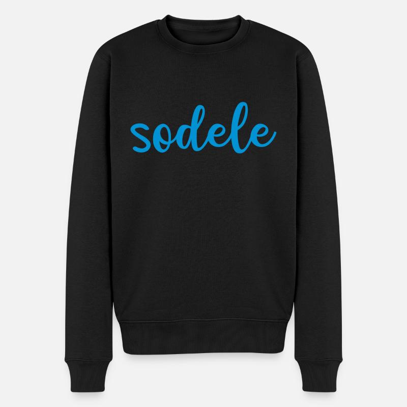 sodele - Männer Premium Bio Pullover - Schwarz