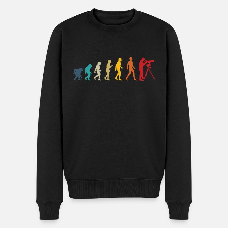 Astrophotographie de l’évolution du photographe Astro - Pull Premium bio Homme - noir