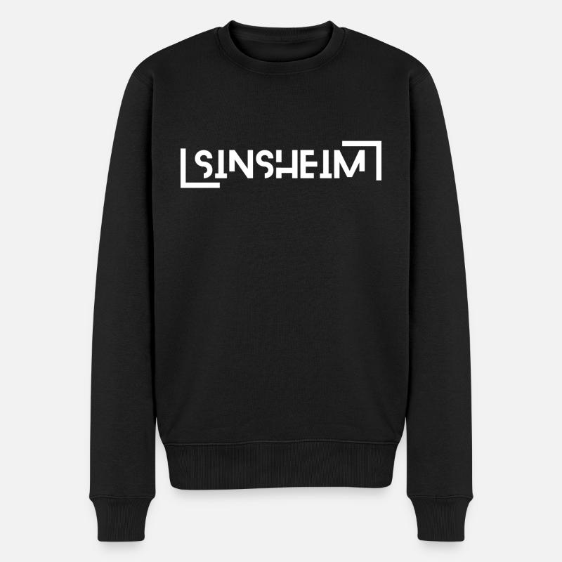 Sinsheim - Männer Premium Bio Pullover - Schwarz
