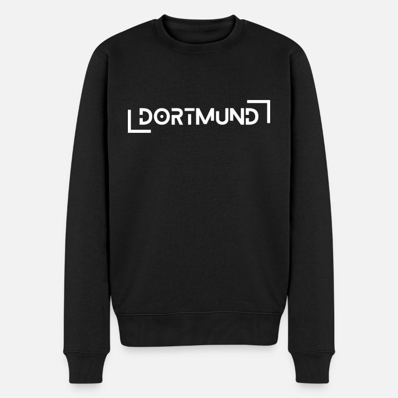Dortmund - Männer Premium Bio Pullover - Schwarz