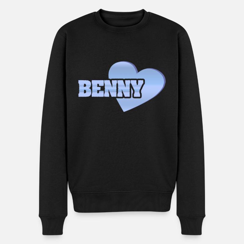Benny d’or - Pull Premium bio Homme - noir