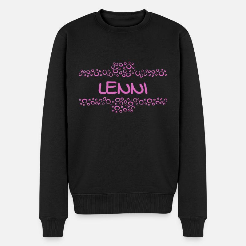 Prénom Lenni - Pull Premium bio Homme - noir