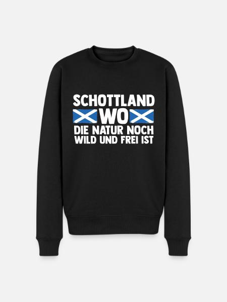 Scots Scottish Scotland - Men's Premium Organic Jumper - black