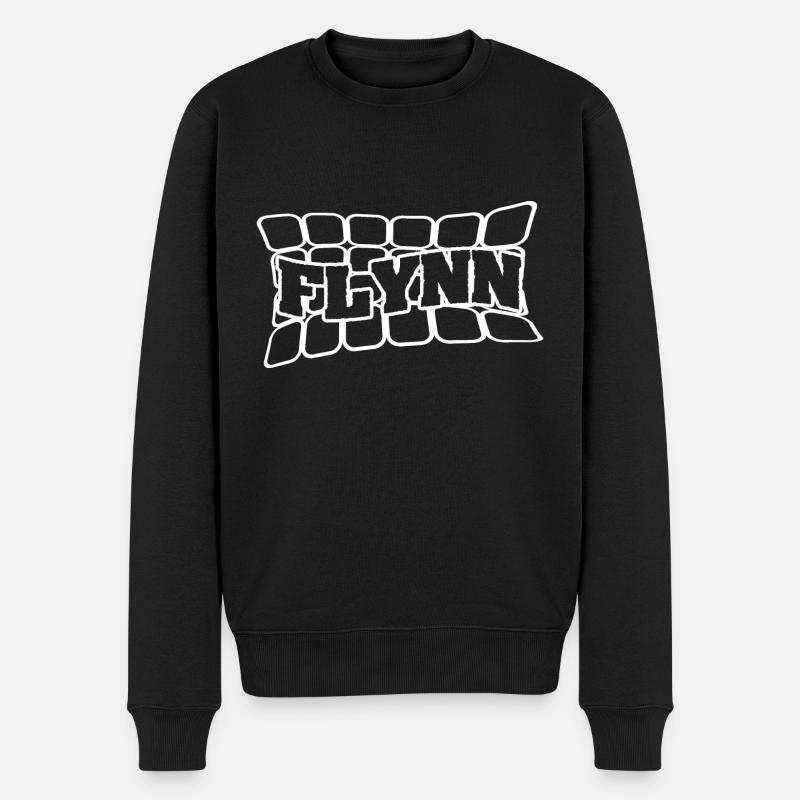 Geschenk für Flynn - Männer Premium Bio Pullover - Schwarz