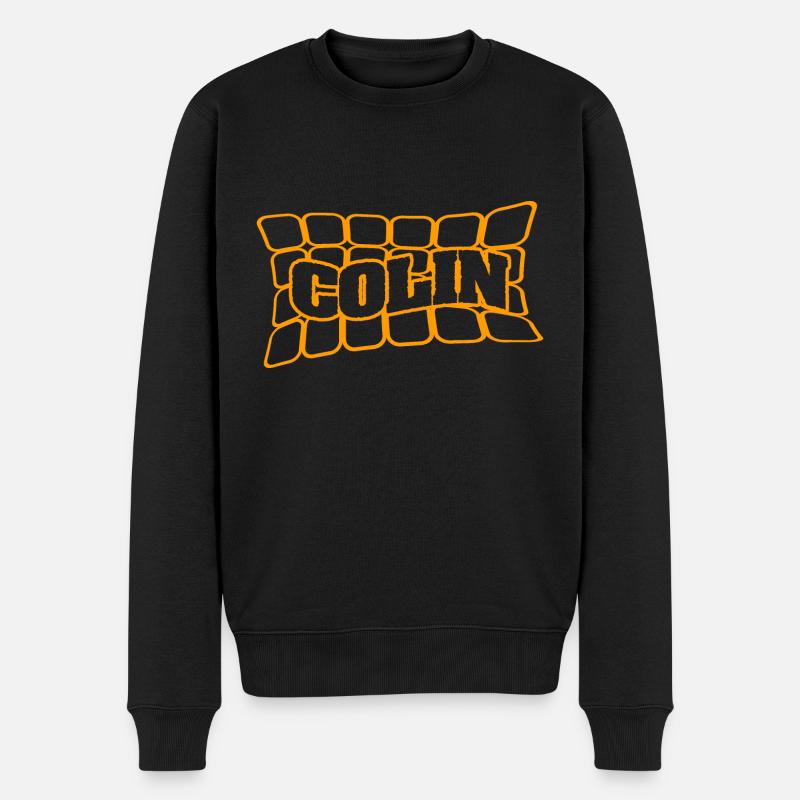 Nom : Colin - Pull Premium bio Homme - noir