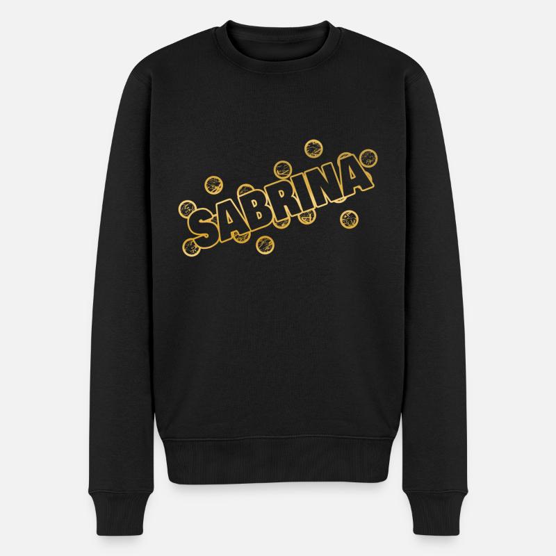 Sabrina comme prénom - Pull Premium bio Homme - noir