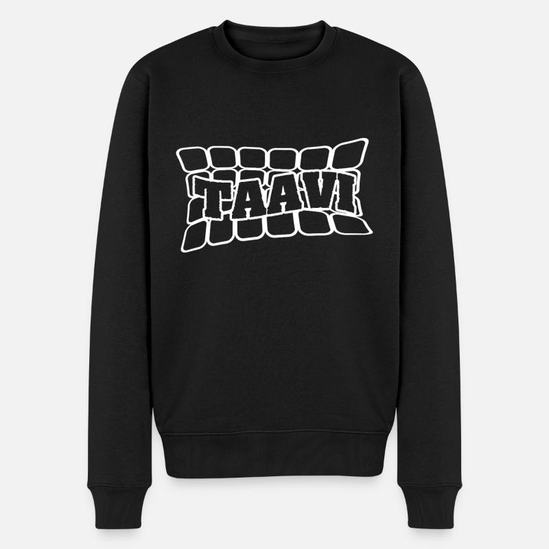 Nom Taavi - Pull Premium bio Homme - noir