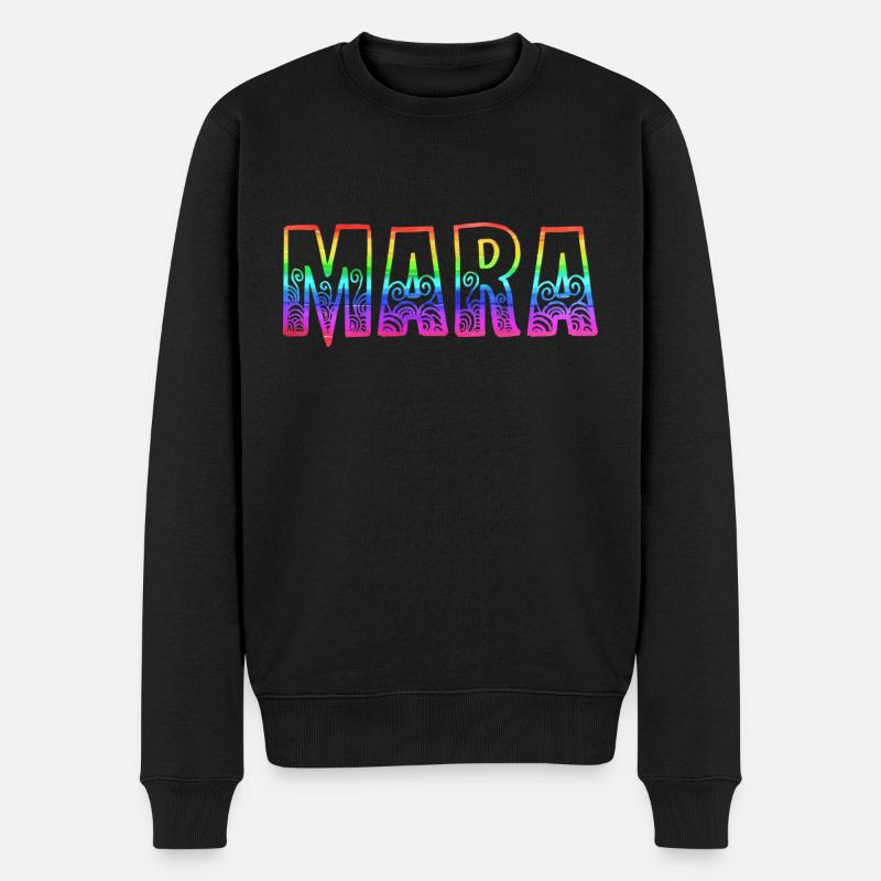 mara rs arc-en-ciel - Pull Premium bio Homme - noir