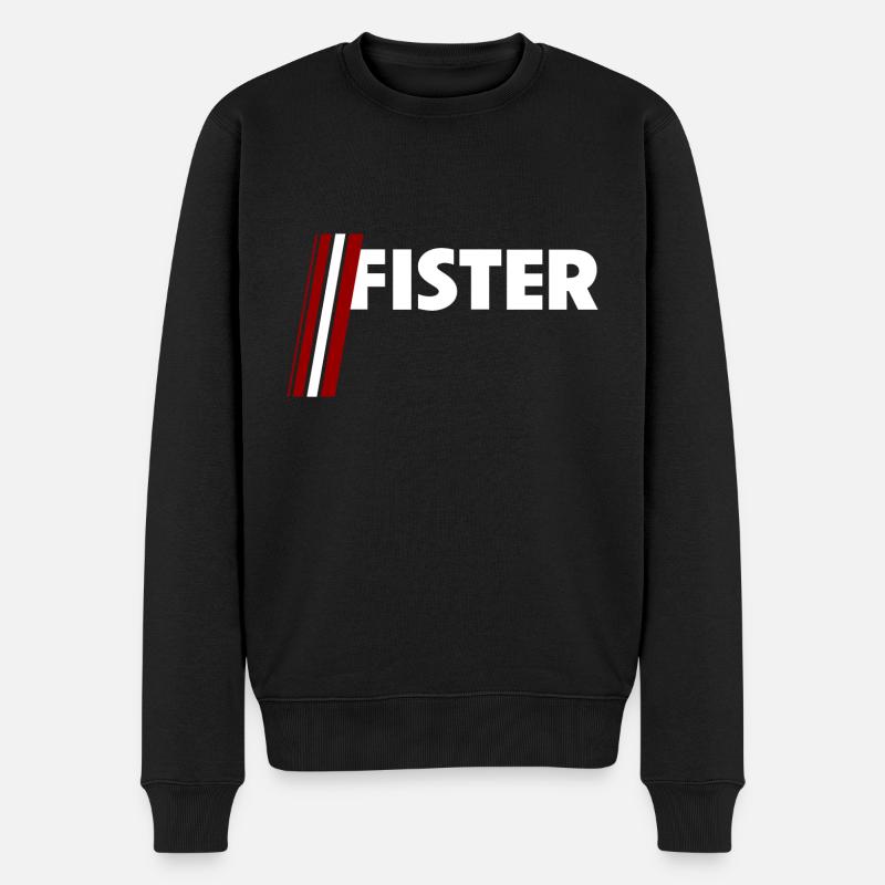 Fister - Männer Premium Bio Pullover - Schwarz