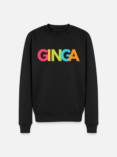 Ginga Capoeira - Men's Premium Organic Jumper - black