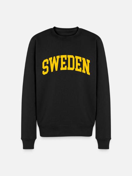 Sweden - Men's Premium Organic Jumper - black