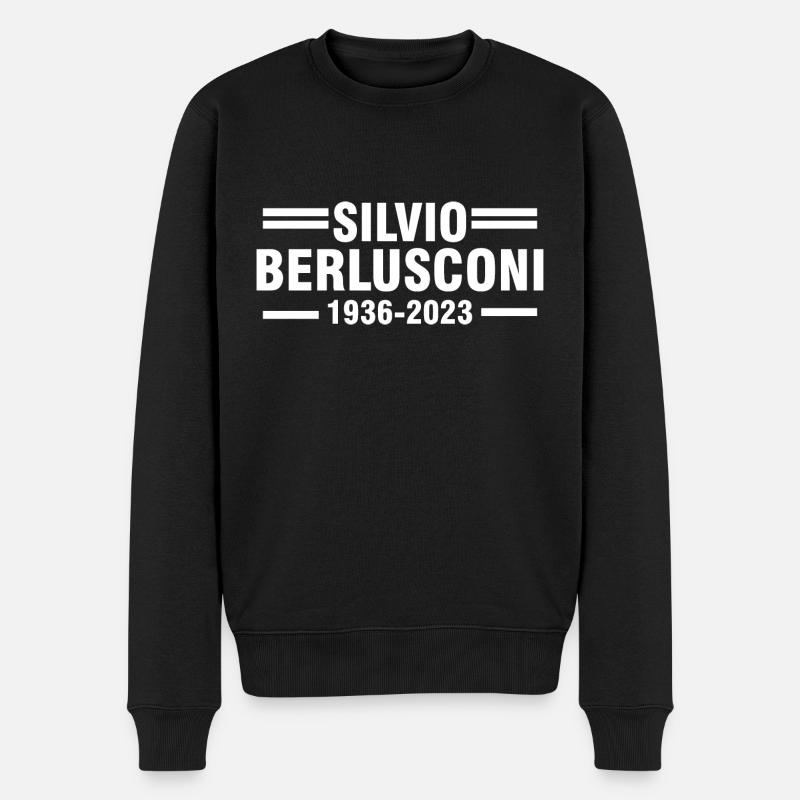 Berlusconi - Silvio Berlusconi - Pull Premium bio Homme - noir
