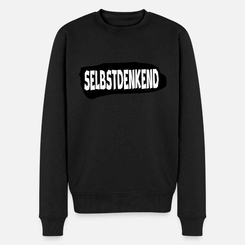 Also anders - Männer Premium Bio Pullover - Schwarz