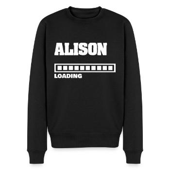 Bébé Alison - Pull Premium bio Homme - noir - Devant - Nico (187cm)