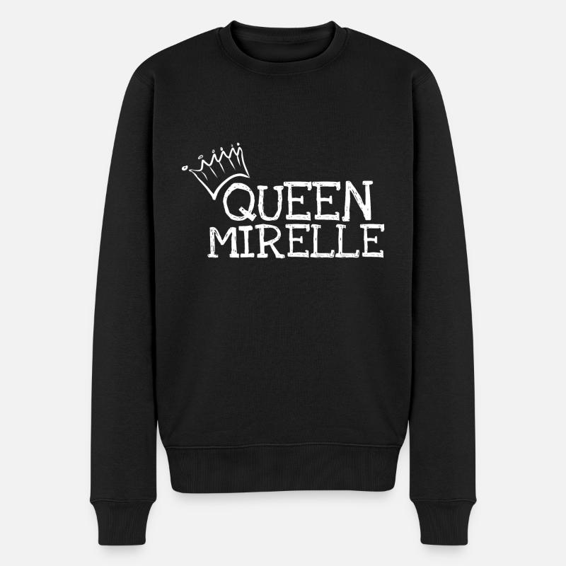 Prénom Mirelle - Pull Premium bio Homme - noir