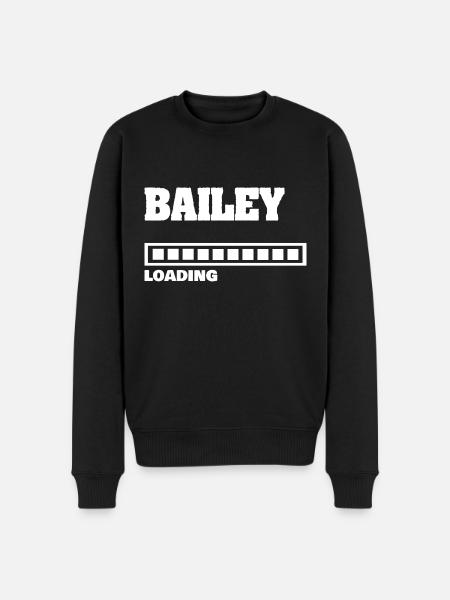 Bébé Bailey - Pull Premium bio Homme - noir