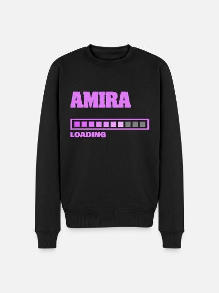 Amira - Men's Premium Organic Jumper - black