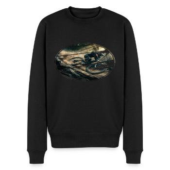VTT rétro VTT de descente - Pull Premium bio Homme - noir - Devant - Nico (187cm)