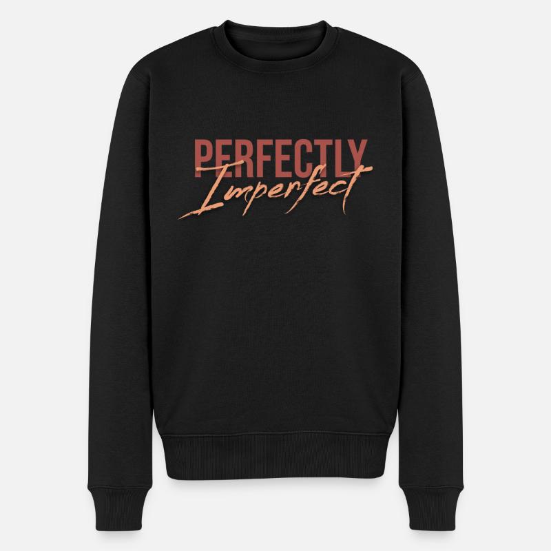 Parfaitement imparfait - Pull Premium bio Homme - noir