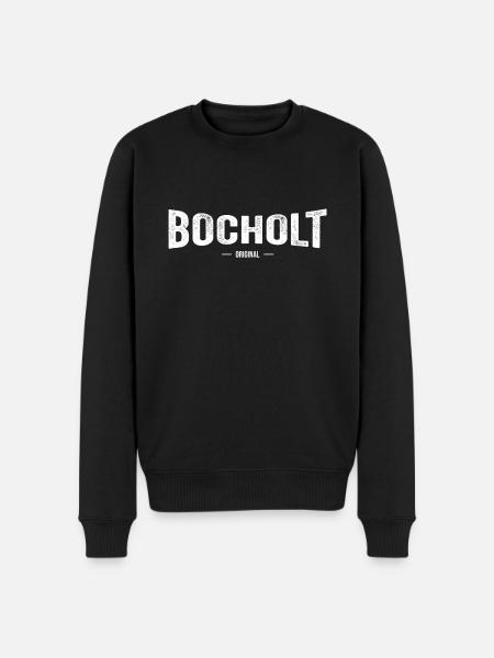Bocholt Original - Männer Premium Bio Pullover - Schwarz