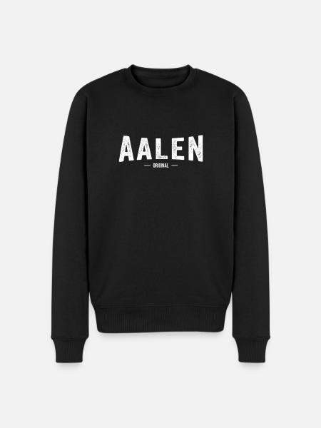 Aalen Original - Männer Premium Bio Pullover - Schwarz