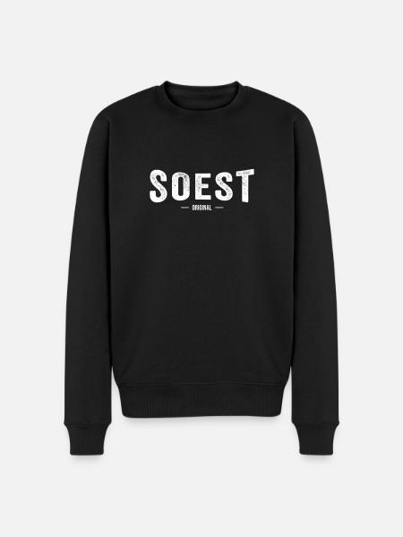 Soest Original - Männer Premium Bio Pullover - Schwarz
