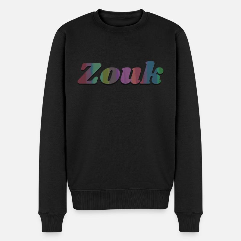 Zouk - Männer Premium Bio Pullover - Schwarz