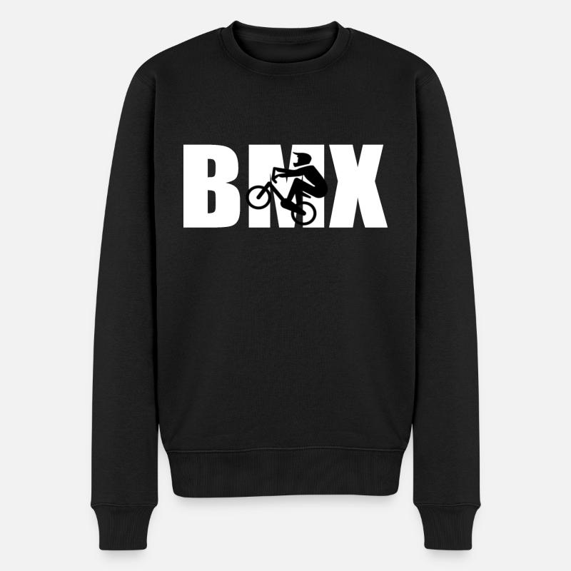 bmx - Pull Premium bio Homme - noir
