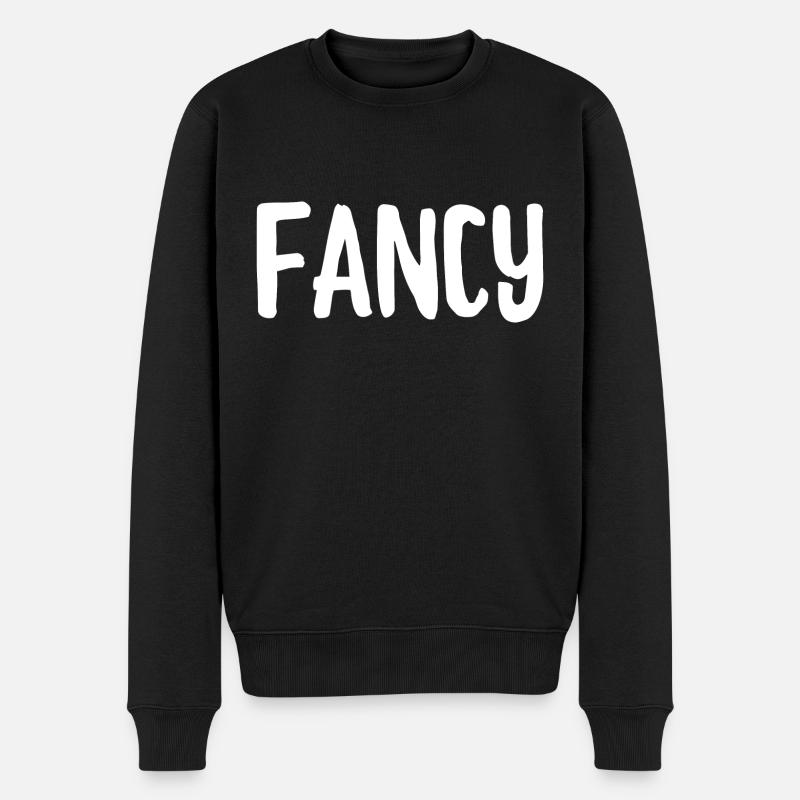 Aufwändig - Männer Premium Bio Pullover - Schwarz