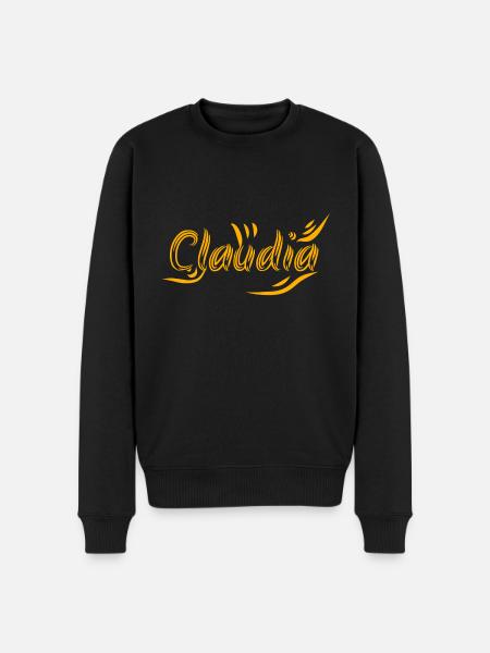 Claudia Claudia - Men's Premium Organic Jumper - black