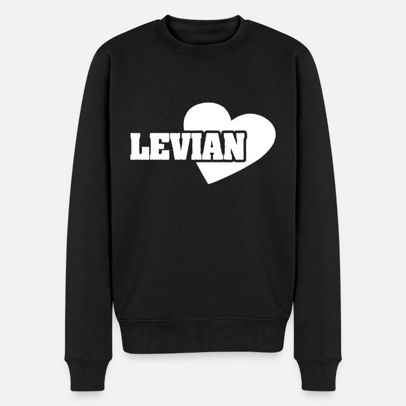 Cadeau pour Levian - Pull Premium bio Homme - noir