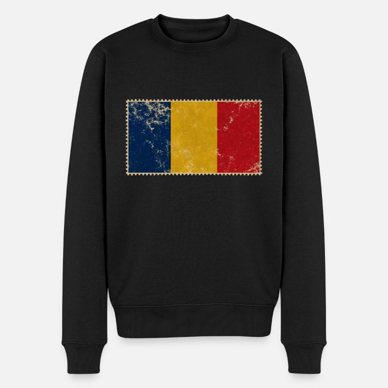 Prénom Roumanie - Pull Premium bio Homme - noir