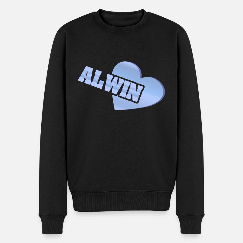 J’adore Alwin - Pull Premium bio Homme - noir