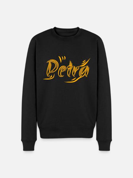 Gift for Petra - Men's Premium Organic Jumper - black