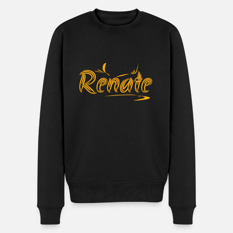 Prénom Renate - Pull Premium bio Homme - noir