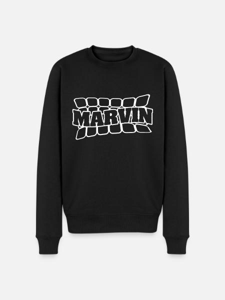 Marvin - Men's Premium Organic Jumper - black