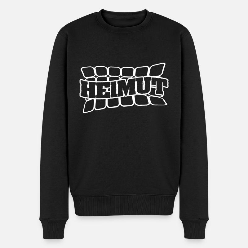 Helmut as a name - Men's Premium Organic Jumper - black