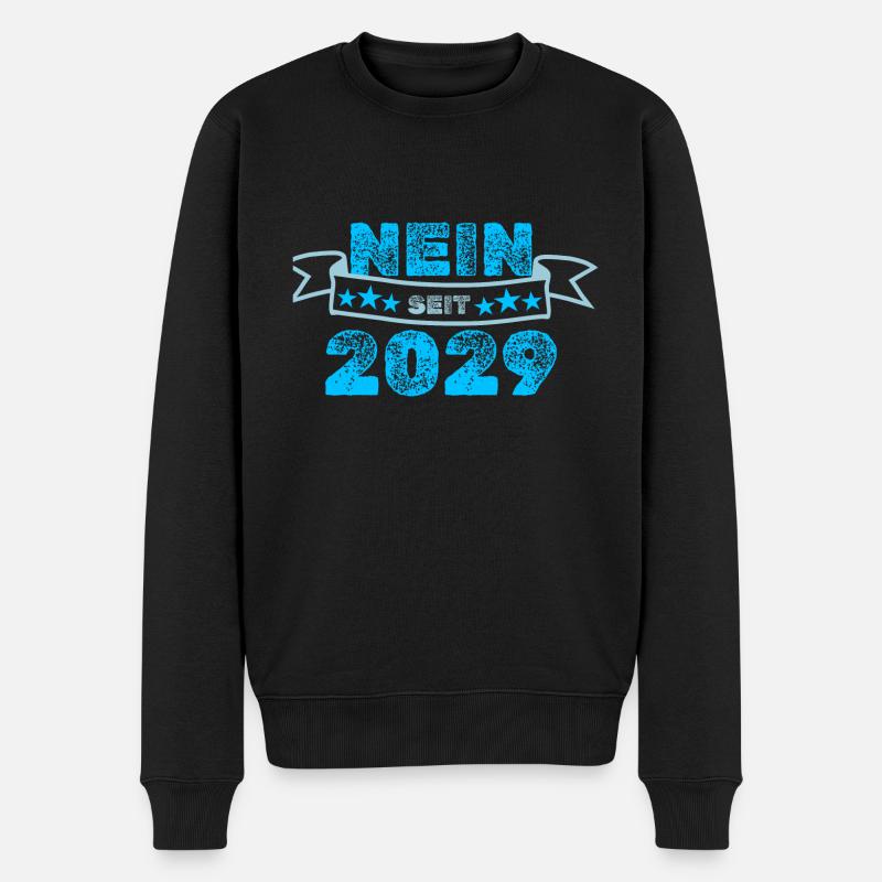 Dagegen 2029 - Männer Premium Bio Pullover - Schwarz