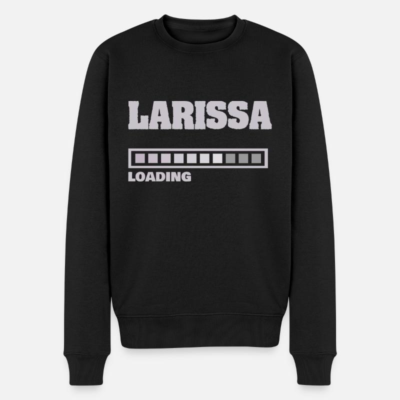 Baby Larissa - Männer Premium Bio Pullover - Schwarz