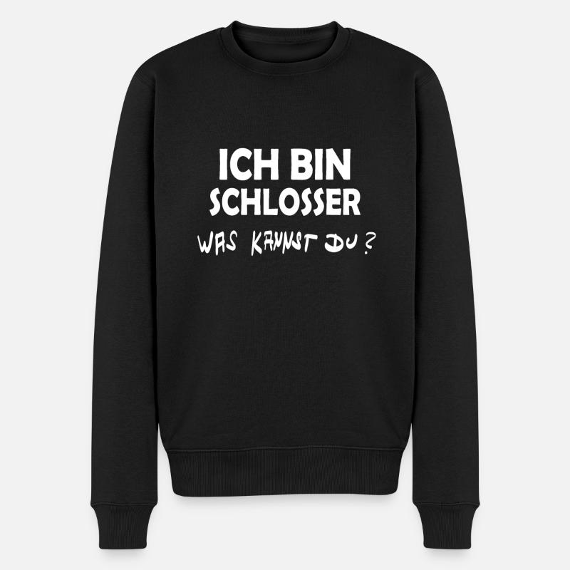 Locksmith as a profession - Men's Premium Organic Jumper - black
