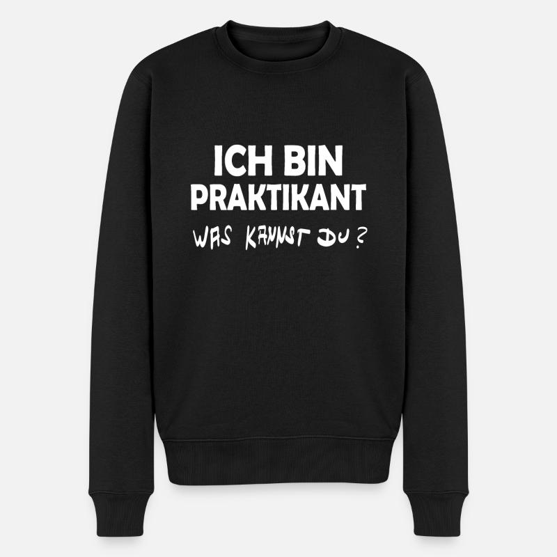 Intern as a profession - Men's Premium Organic Jumper - black