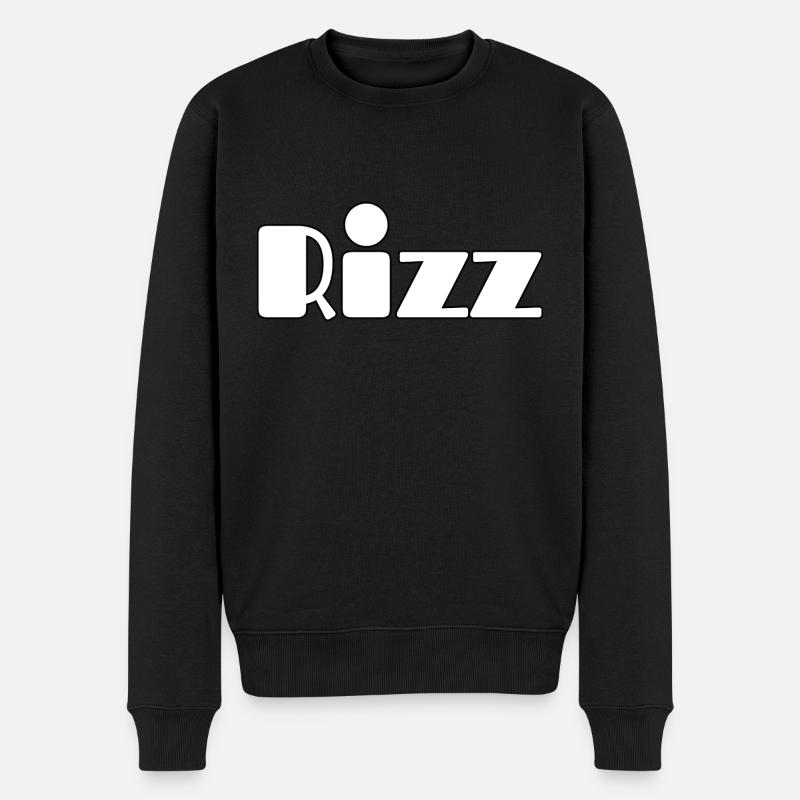 Design moderne Rizz - Pull Premium bio Homme - noir