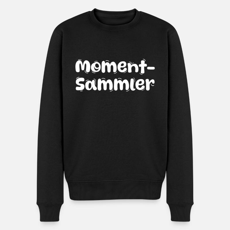 Sammler - Männer Premium Bio Pullover - Schwarz