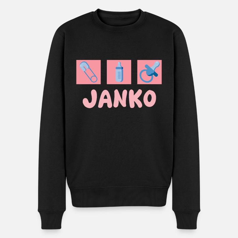 Sucette Janko - Pull Premium bio Homme - noir