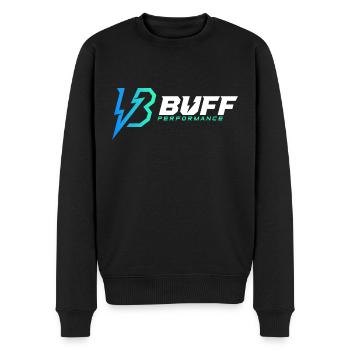 LOGO TRANSPARENT blanc sur vêtements sombres - Pull Premium bio Homme - noir - Devant - Nico (187cm)
