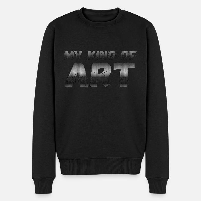 Mon genre d’art ASCII - Pull Premium bio Homme - noir