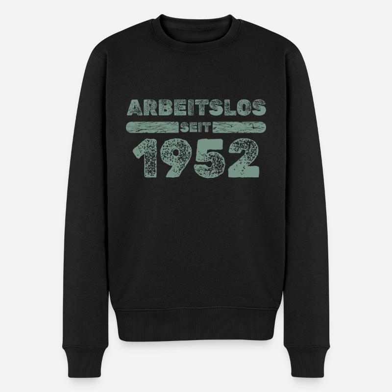 seit 1952 - Männer Premium Bio Pullover - Schwarz