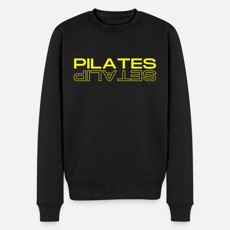 Miroir Pilates Reflet - Pull Premium bio Homme - noir