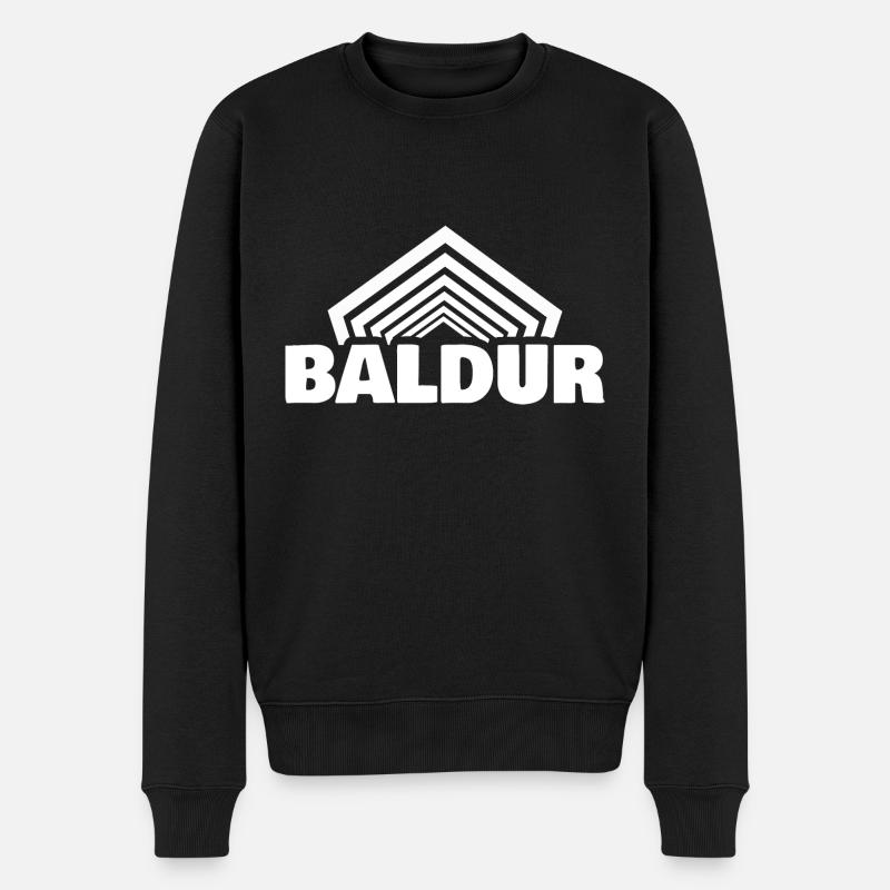 Prénom Baldur - Pull Premium bio Homme - noir