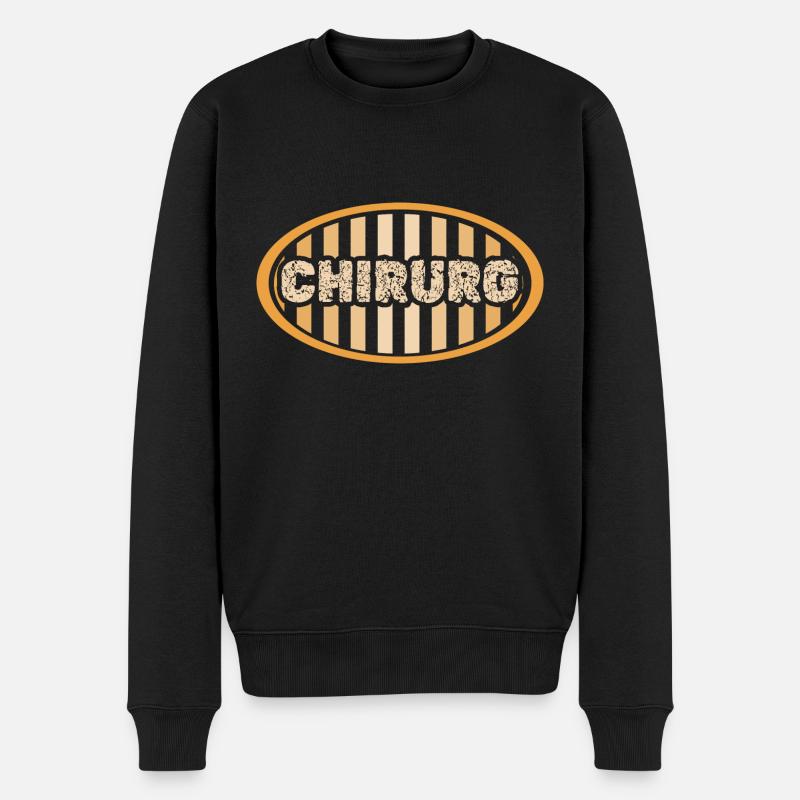 Le métier de chirurgien - Pull Premium bio Homme - noir